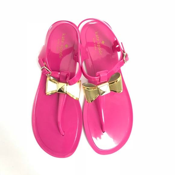 kate spade jelly flip flops